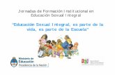 Jornadas de Formación Institucional en Educación Sexual Integral