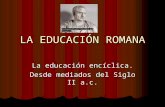 MaestríA Diversidad La EducacióN Romana Enciclica