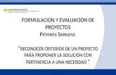 Formulacion y evaluacion de proyectos   intersemestral