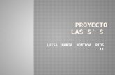 Proyecto las 5º s Luisa Montoya