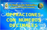 Operaciones con decimales   1º (multiplicación)