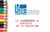 Presentación USIE inspectores de educación 2015