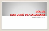 Día de San Jose de Calasanz