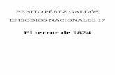 Benito perez galdos  el terror de 1824