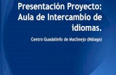 Proyecto "Taller de Intercambio de Idiomas" Centro Guadalinfo de Moclinejo.