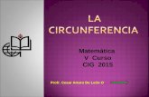 La circunferencia cig 2015, cdl nuevo