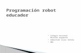 Programación robot educador