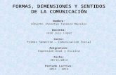 FORMAS, DIMENSIONES Y SENTIDOS DE LA COMUNICACIÒN