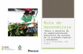 Ruta de Aprendizaje: “Retos y desafíos de la comercialización asociativa de actores de la Economía Popular y Solidaria”.
