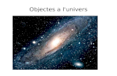 Objectes a l'univers