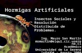 Hormigas arfificiales - Mauro San Martín