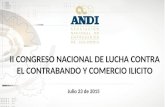 II Congreso Nacional de Lucha contra Contrabando y Comercio Ilícito - ANDI