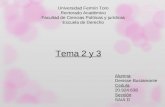 TEMA 2 Y 3 - LA CUESTIÓN METODOLÓGICA Y FUENTES DEL DERECHO INTERNACIONAL PRIVADO