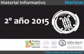 2º año de Primaria 2015 material informativo - Colegio Santa María, Maristas. Montevideo, Uruguay.