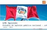 GfK Perú - Encuesta de Opinión Pública - Julio 2015