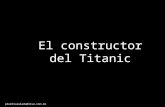 El constructor del titanic enciende tu audio
