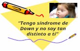 21 de marzo, día mundial del síndrome de down...