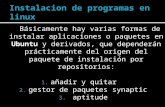 Instalacion de programas en linux