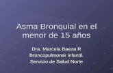 Asma bronquial en joven 15 años