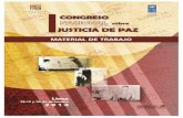 Congreso de Justicia de Paz 2014 - Material de Trabajo