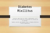 Diabetes Miellitus PPT