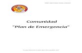 Plan de Emergencia Para La Comunidad SAR MAULE
