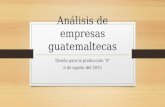 Análisis de Empresas Guatemaltecas