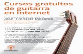 Cursos Gratuitos de Guitarra en Internet 2014 - Delcamp