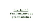 10 - Fundamentos de Geoestadistica