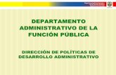Politicas de Desarrollo Administrativodafp