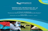Aspectos Bioeticos de La Experimentación Animal