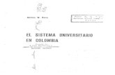 El Sistema Universitario en Colombia