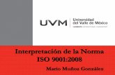 interpretación de la norma ISO 9001:2008 UVM