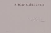 Nord C2D Spanish User Manual v1.x Edition 1.1