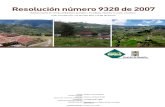 Resolución 9328 de 2007 - Densidades Máximas Suelo Rural