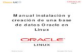 Manual Instalación y Creación BD Oracle