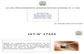 Ley de Procedimiento Administrativo N! 27444