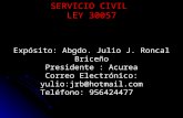 Ley de Servicio Civil.-diapositiva