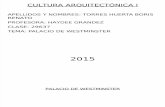 CULTURA ARQUITECTÓNICA I, PALACIO DE WESTMINSTER.docx