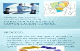 Características de La Comunicación Humana