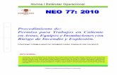 NEO-77 Procedimiento de Permiso Para Trabajos en Caliente en Areas, Equipos e Instalaciones Con R
