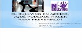 El Bullying en México