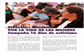 Especial Honduras 16 Días de Activismo de las mujeres