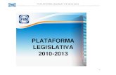 PLATAFORMA-LEGISLATIVA 2010 - 2013