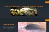 Elementos de Una Mina Subterranea