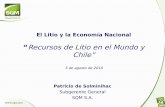 01.- El Litio y La Economia Nacional