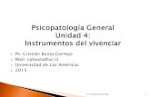 Psicopatologia General Unidad 4