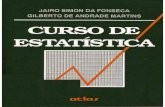 Curso de Estatística - Fonseca e Martins
