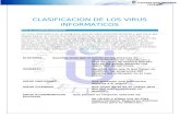 Clasificacion de Los Virus Informaticos
