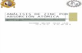 Analisis de Zinc Por Absorcion Atomica RICHARD VILCA LAJO
